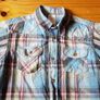 Blue Check Shirt Age 6 Image 3