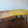 Ligne Roset Desk by Thibault Desombre Mustard Finish | Designer Piece Image 6