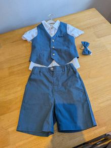 2x Boys Summer Special Occasion Suits