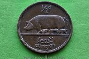 Ireland 1935 year Bronze Half Penny.