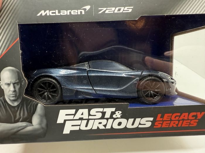 Jada 1:32 Fast & Furious Legacy Series Blue Porsche 911 GT3 & McLaren 720S Model Cars diecast die cast
