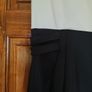 Ladies Cream and Black Evening Dress Image 2
