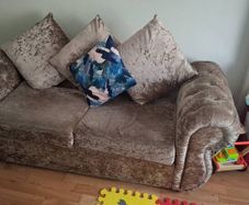 sofa corner suite and 2 seater in good