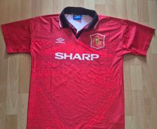 Original Umbro Manchester United 1994/1995 Home Shirt Mens Extra Large