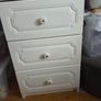 white bedside locker Image 3