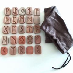 Runes (hand made) clay set. Perfect Christmas gift.