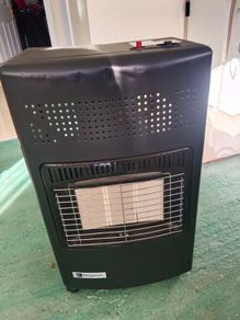 Kingavon Gas heater with cylinder and gas bottle ( The bottle is empty).