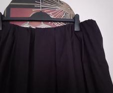 Black midi length skirt