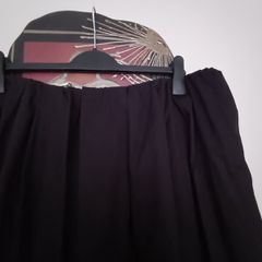 Black midi length skirt