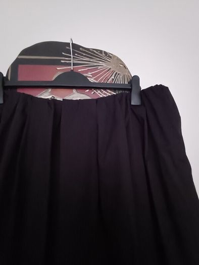Black midi length skirt