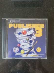 Greenstreet Publisher 3 PC Software Windows XP Vintage CD ROM