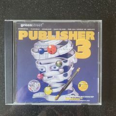 Greenstreet Publisher 3 PC Software Windows XP Vintage CD ROM