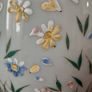 Antique Hand Enamelled Opaline Biscuits Jar 1890s Image 8