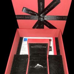 The Forever Diamond ring in gift box with cert
