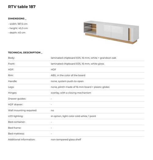 ARCO Living room TV furniture set