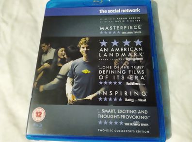 The Social Network 2 disc Blu-ray