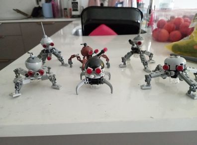 Lego star wars minifigure spider droid bundle 6 pieces