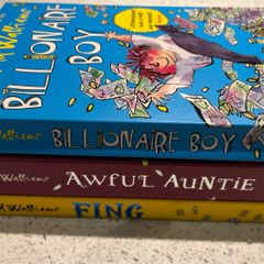 David Walliams Books - Billionaire Boy, Awful Auntie & Fing
