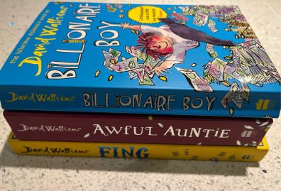David Walliams Books - Billionaire Boy, Awful Auntie & Fing