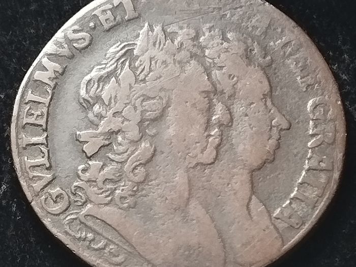#511 - Ireland - 1693 - Half penny