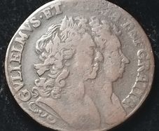 #511 - Ireland - 1693 - Half penny