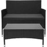 Garden Furniture Rattan Lounge Set with Cushions Image 9