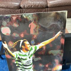 Henrik Larsson King of Kings Celtic Canvas Artwork