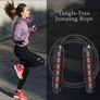 Adjustable Tangle-Free Jump Rope with Foam Handles Image 3