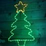 Christmas Tree Rope Light Silhouette Decoration, Green, 48 cm Image 2