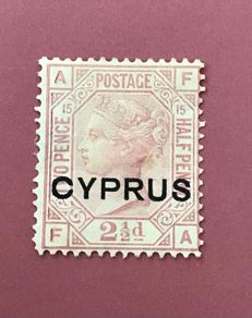 Cyprus 1880 2.5d Rosy Mauve Sg.3