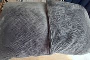 Velvet style cushions 18x18  x2