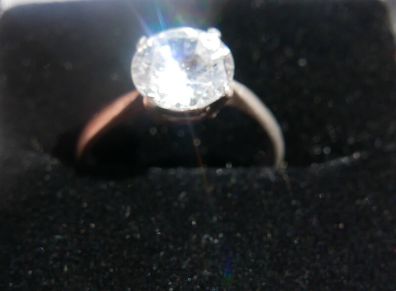 Vintage Petite Sterling Silver 925  Ring Size M - 2,42g