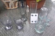 7 x antique glasses, bought in Vienna, no damage, D18