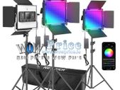45225-3 Neewer 3x 660 RGB Led Light with APP Control Metal Shell