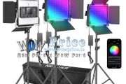 45225-3 Neewer 3x 660 RGB Led Light with APP Control Metal Shell