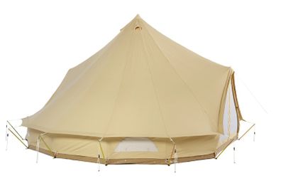 8m Full Canvas Pro Double Door Bell Tent
