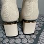 Size 4 Cream Stock ankle boots Image 8