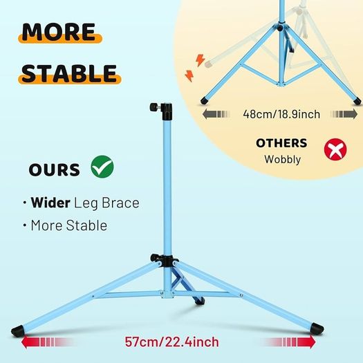 Sheet Music Stand Metal Portable with Carrying Bag, Sheet Music Folder, Projector Stand, Portable Podium Stand, Laptop Stand Pink