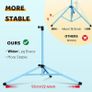 Sheet Music Stand Metal Portable with Carrying Bag, Sheet Music Folder, Projector Stand, Portable Podium Stand, Laptop Stand Pink Image 6