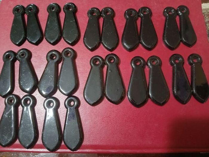 traditional black porcelain escutcheon