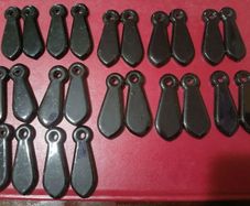 traditional black porcelain escutcheon