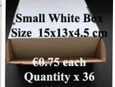 White Packing Boxes - 2 sizes