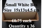 White Packing Boxes - 2 sizes