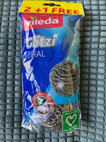 Vileda Glitzi Inox Spiral Scourer x 3
