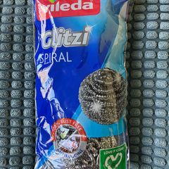 Vileda Glitzi Inox Spiral Scourer x 3