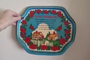 vintage tin tray