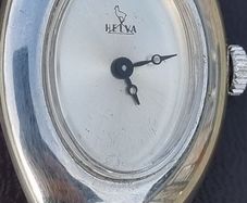 Women's silver Swiss watch Helva (Helvetia)