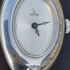 Women's silver Swiss watch Helva (Helvetia)