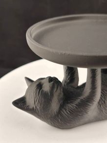 3D Printed Upside Down Cat Jewellery Tray