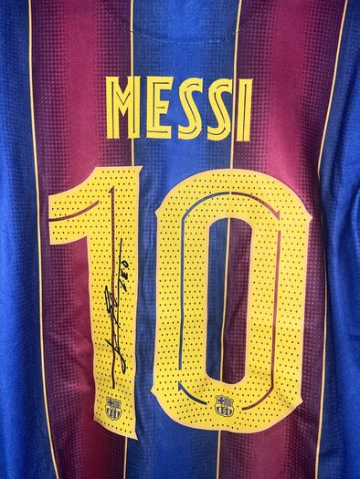 Signed Messi Barcelona 2020/21 Home Jersey - New with COA
